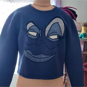 Graphic Crop Top 'URSULA' Little Mermaid Size S/M TIMO Made in Korea